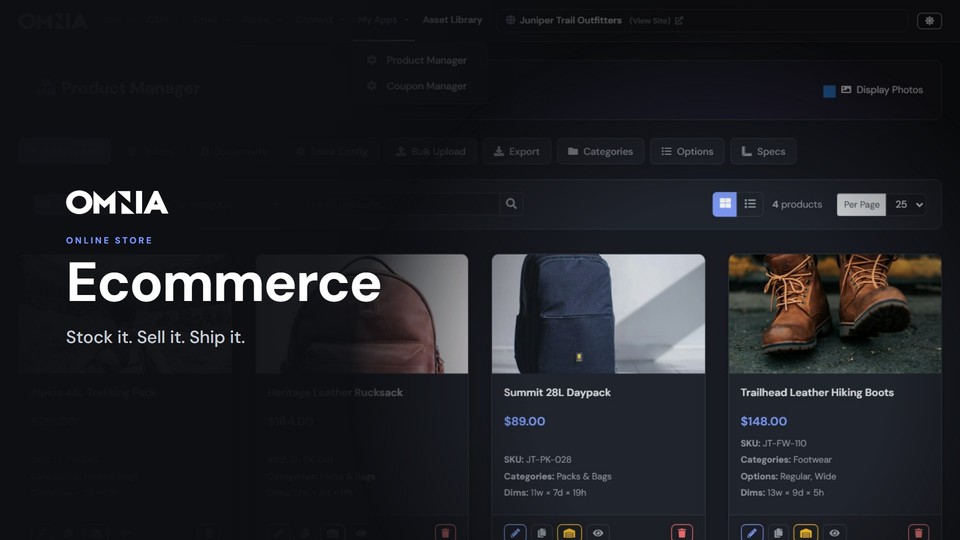 Omnia Ecommerce: the product manager behind the online store